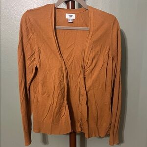 Old Navy Women's Rust Cardigan Sweater